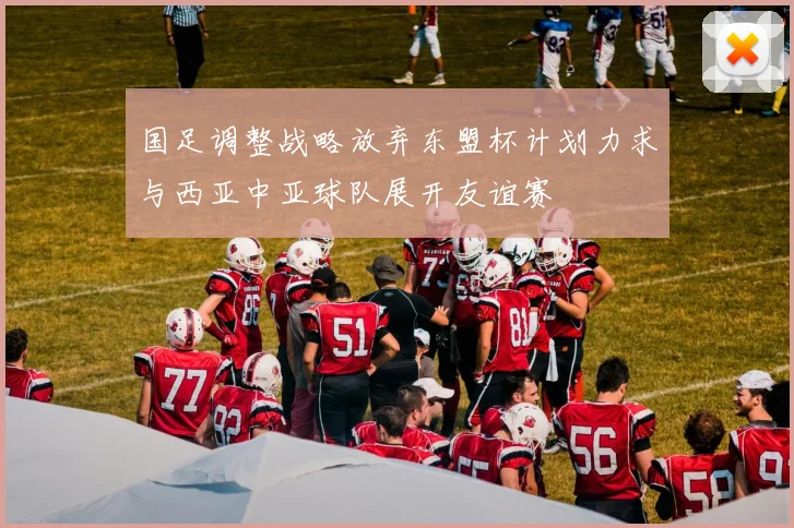 国足调整战略放弃东盟杯计划力求与西亚中亚球队展开友谊赛